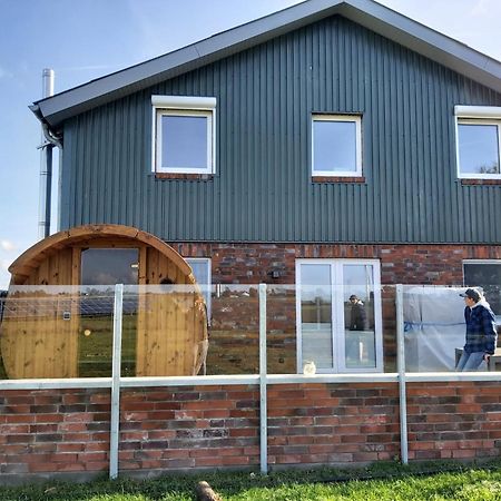 Neu! Ferienhaus Taja Niebuell Mit Sauna Экстерьер фото