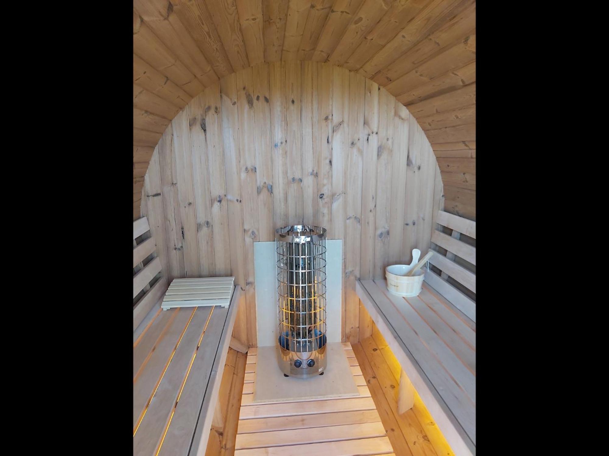 Neu! Ferienhaus Taja Niebuell Mit Sauna Экстерьер фото